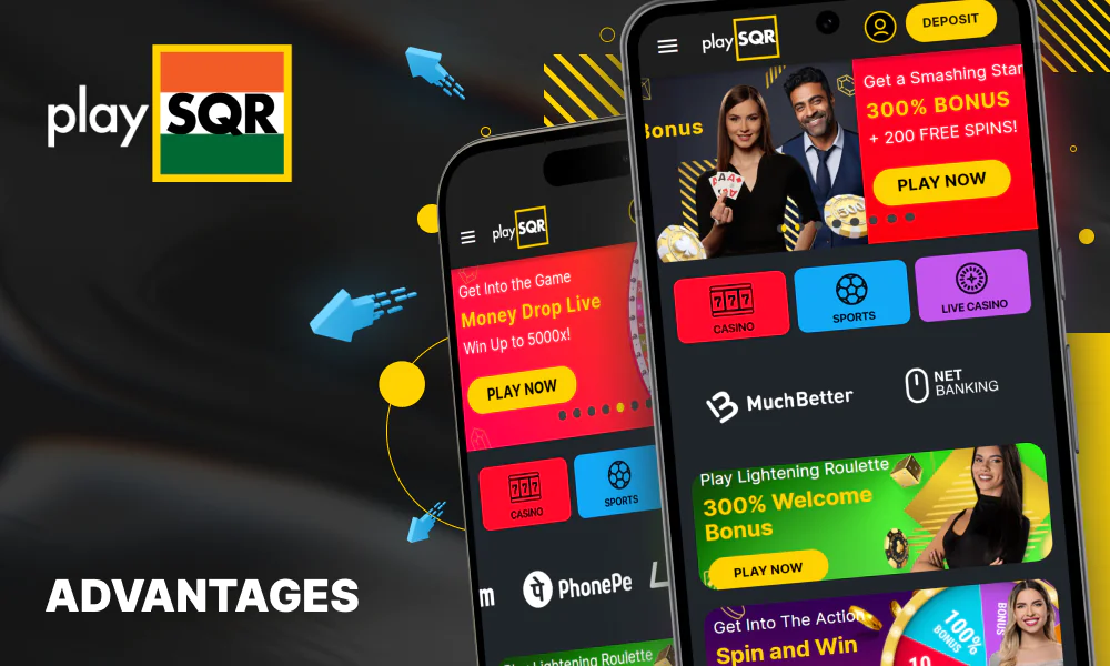 PlaySQR app advantages takes your entertainment to the next level