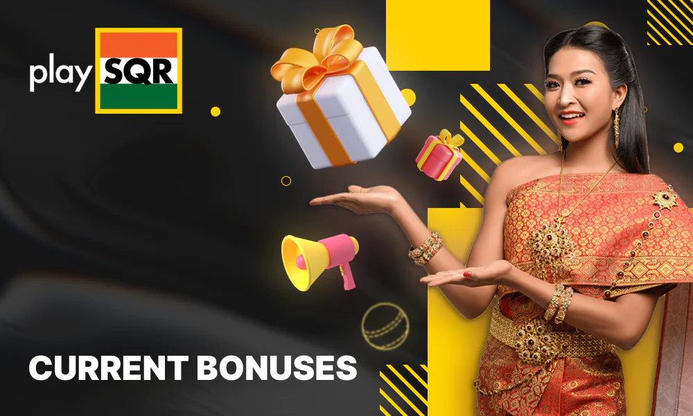 Discover the latest bonuses and promotions available at PlaySQR