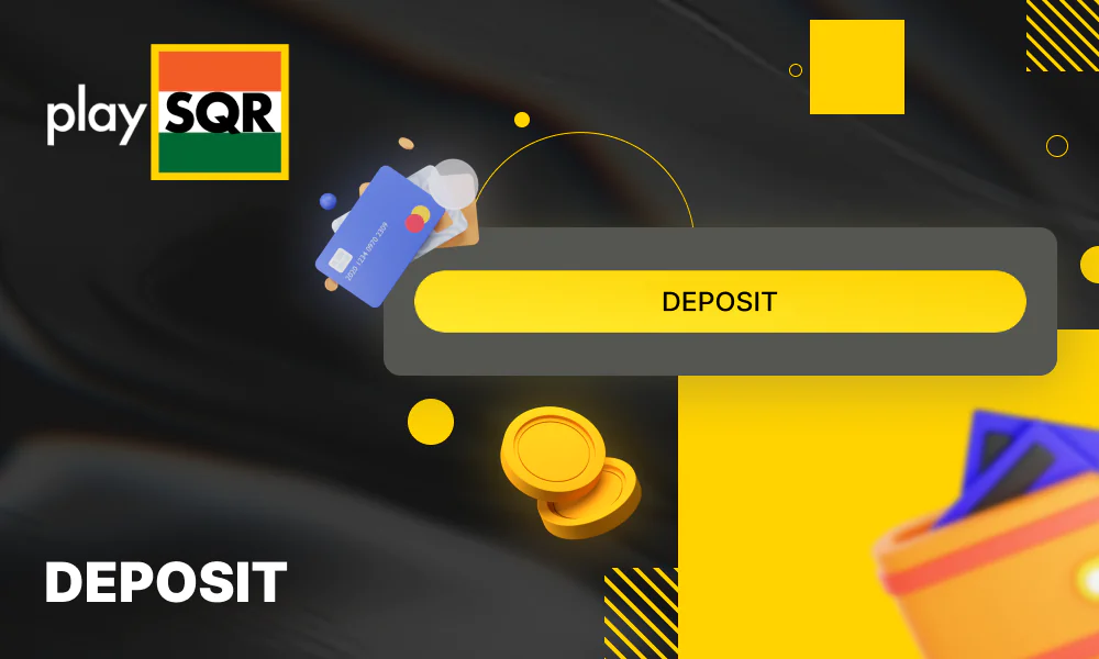 Learn the simple steps to deposit funds into your PlaySQR account