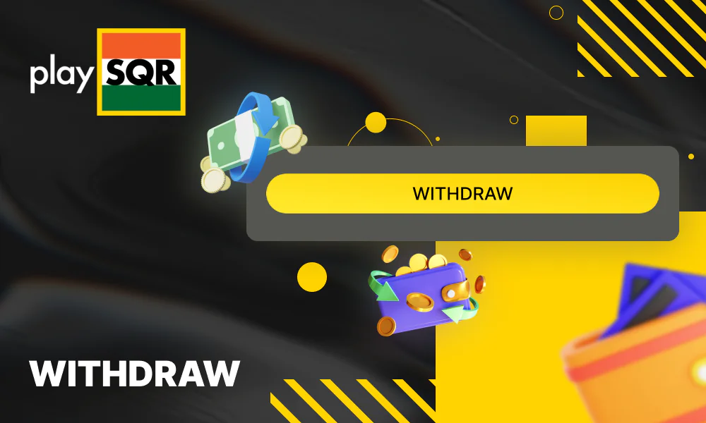 Discover the easy process of withdrawing funds from your PlaySQR account