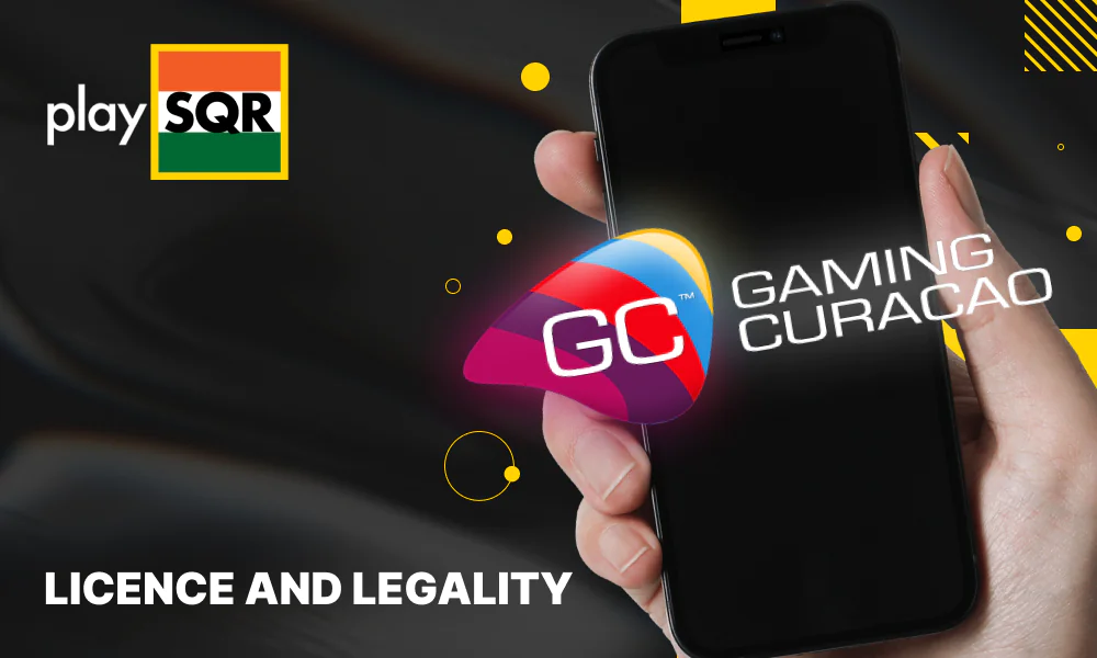 Play SQR operates under a valid gaming license