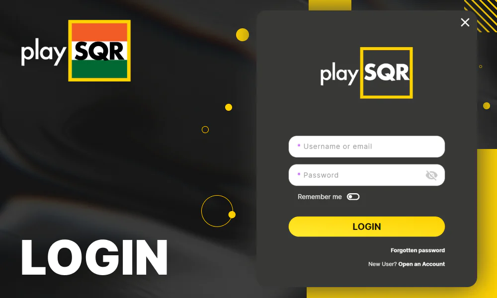 Accessing PlaySQR is quick and easy with these step-by-step login instructions